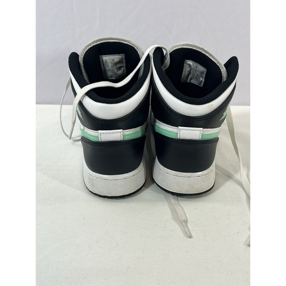 Nike Air Jordan 1 Mid White Green Glow Black DQ8423-103 Size‎ 6 main image 6